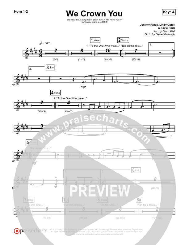 We Crown You Brass Pack (Jeremy Riddle)