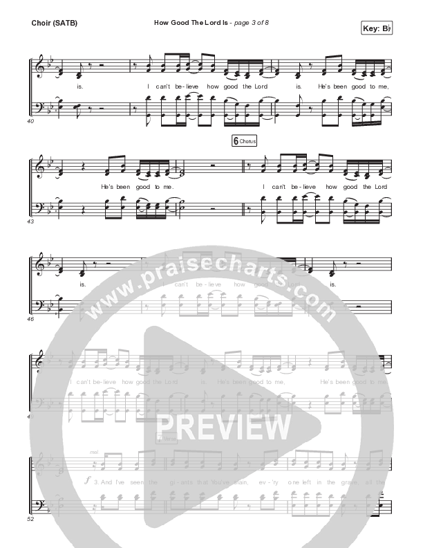 How Good The Lord Is Choir Sheet (SATB) (Kingdom Culture Worship)