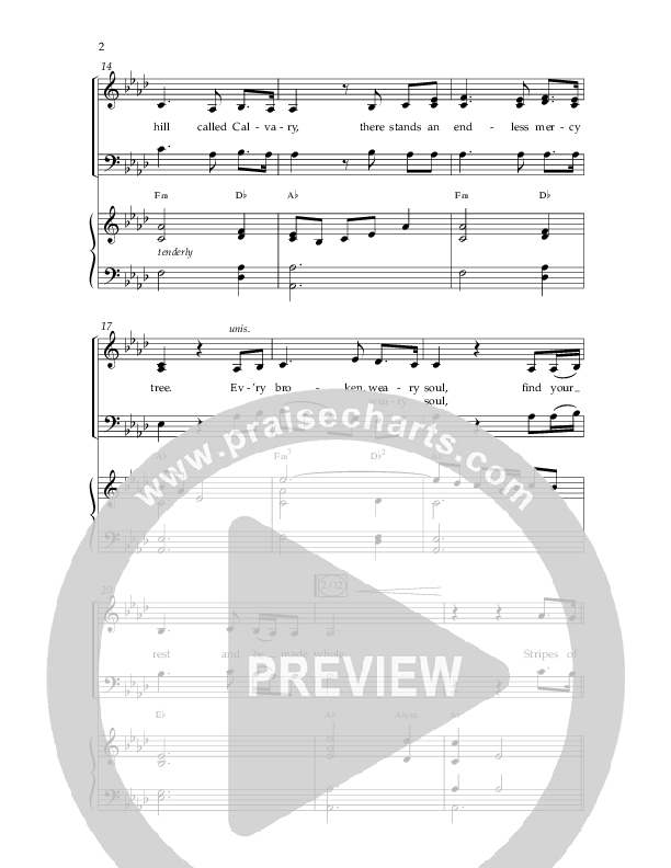 Mercy Tree (Choral Anthem SATB) Anthem (SATB/Piano) (Lifeway Choral / Arr. Gary Rhodes / Orch. Bruce Greer)