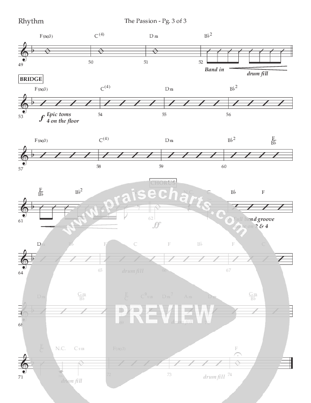 The Passion (Choral Anthem SATB) Lead Melody & Rhythm (Lifeway Choral / Arr. Daniel Bondaczuk)