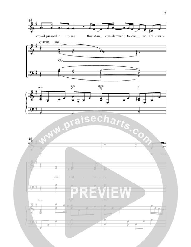 Via Dolorosa (Choral Anthem SATB) Anthem (SATB/Piano) (Lifeway Choral / Arr. David Clydesdale)