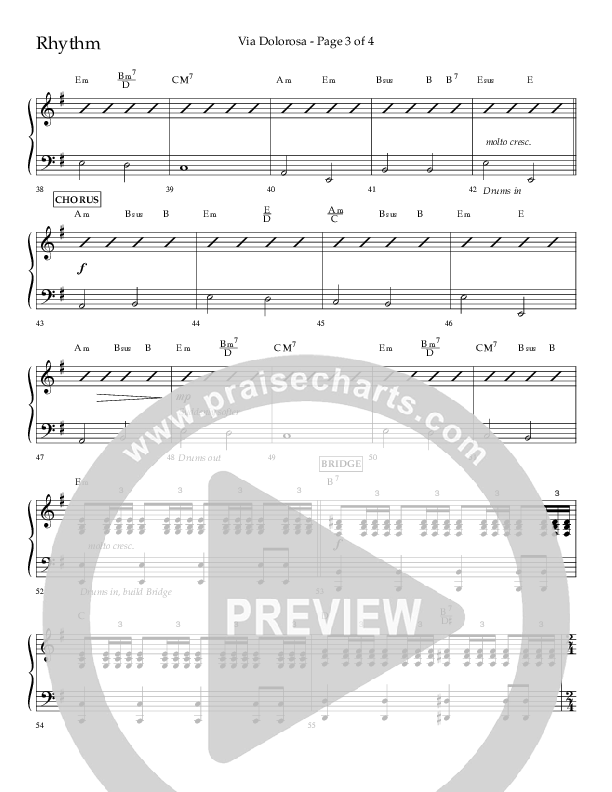 Via Dolorosa (Choral Anthem SATB) Lead Melody & Rhythm (Lifeway Choral / Arr. David Clydesdale)