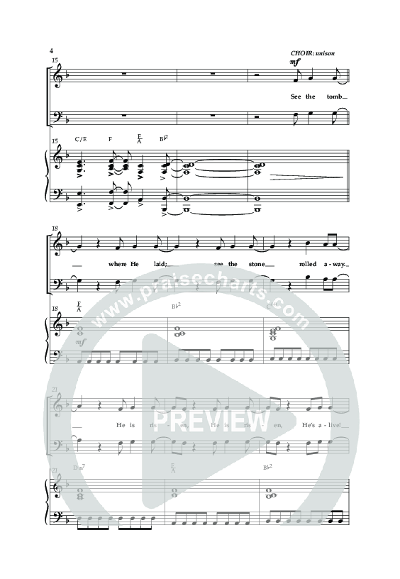 He Lives (Choral Anthem SATB) Anthem (SATB/Piano) (Lifeway Choral / Arr. David Wise / Orch. David Shipps)