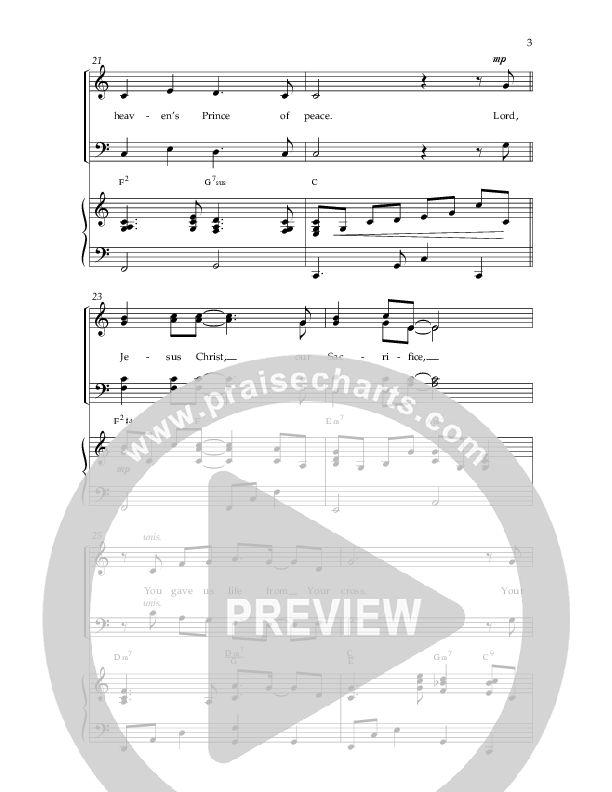 Heaven’s Prince of Peace (Choral Anthem SATB) Anthem (SATB/Piano) (Lifeway Choral / Arr. J. Daniel Smith)