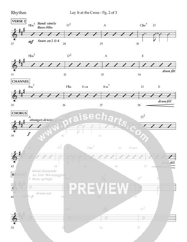 Lay It At The Cross (Choral Anthem SATB) Lead Melody & Rhythm (Lifeway Choral / Arr. Craig Adams)