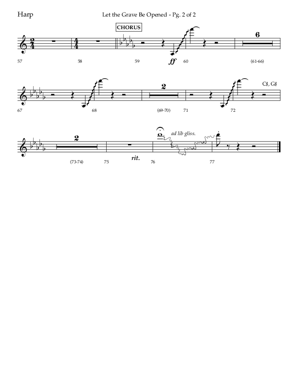 Let The Grave Be Opened (Choral Anthem SATB) Harp (Lifeway Choral / Arr. Bradley Knight)