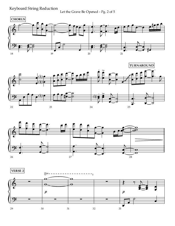 Let The Grave Be Opened (Choral Anthem SATB) String Reduction (Lifeway Choral / Arr. Bradley Knight)