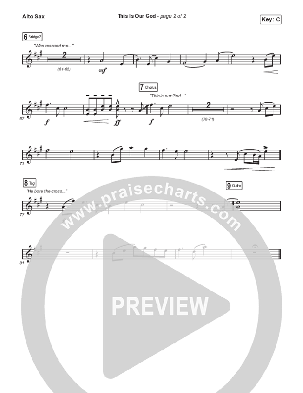 This Is Our God (Choral Anthem SATB) Sax Pack (Phil Wickham / Arr. Mason Brown)