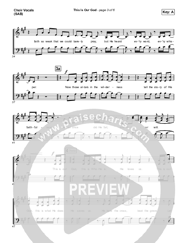 This Is Our God (Worship Choir/SAB) Choir Sheet (SAB) (Phil Wickham / Arr. Mason Brown)