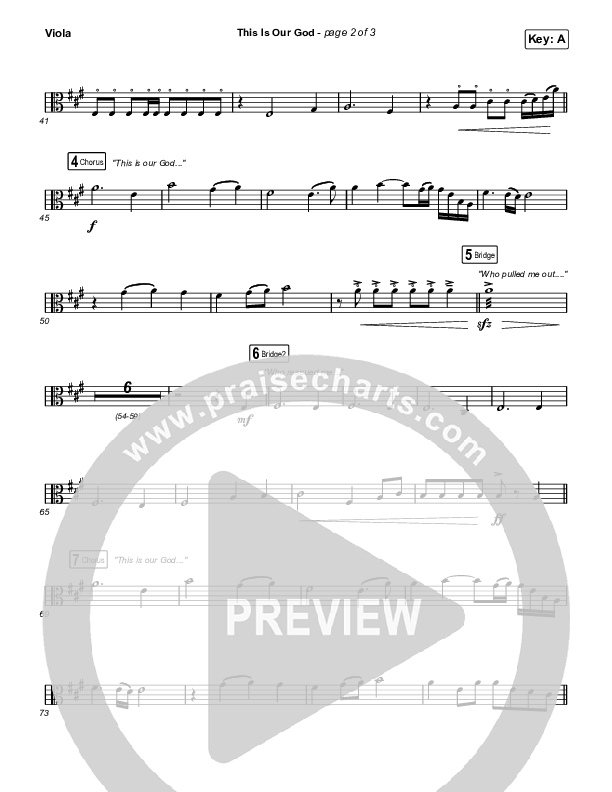 This Is Our God (Worship Choir/SAB) Viola (Phil Wickham / Arr. Mason Brown)