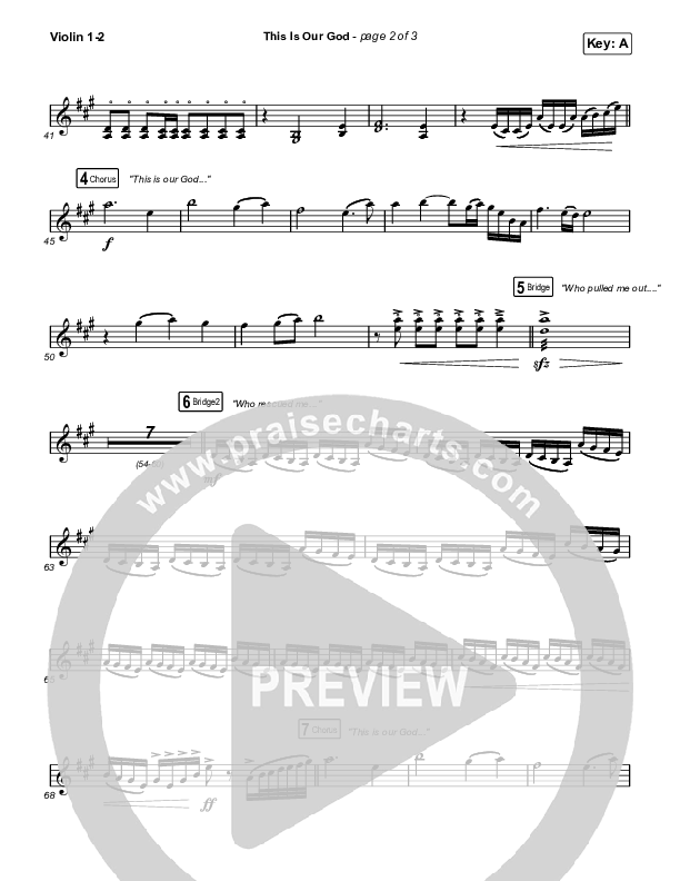 This Is Our God (Worship Choir/SAB) String Pack (Phil Wickham / Arr. Mason Brown)