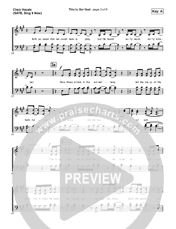 This Is Our God (Sing It Now) Choir Sheet (SATB) (Phil Wickham / Arr. Mason Brown)