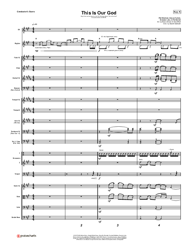 This Is Our God (Sing It Now) Conductor's Score (Phil Wickham / Arr. Mason Brown)