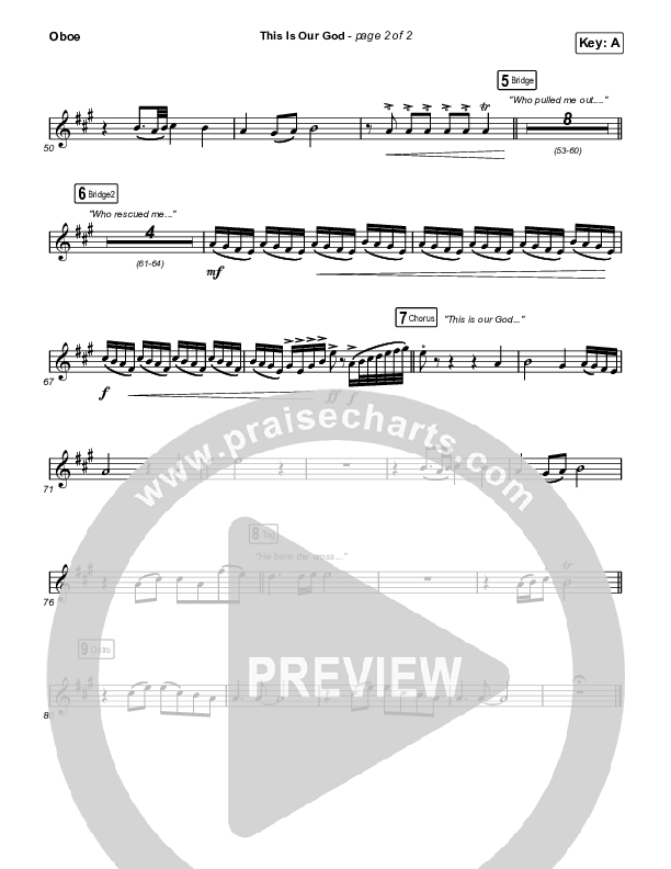 This Is Our God (Sing It Now) Oboe (Phil Wickham / Arr. Mason Brown)