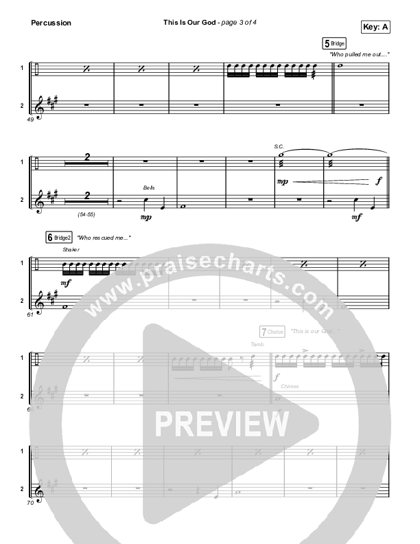 This Is Our God (Sing It Now) Percussion (Phil Wickham / Arr. Mason Brown)