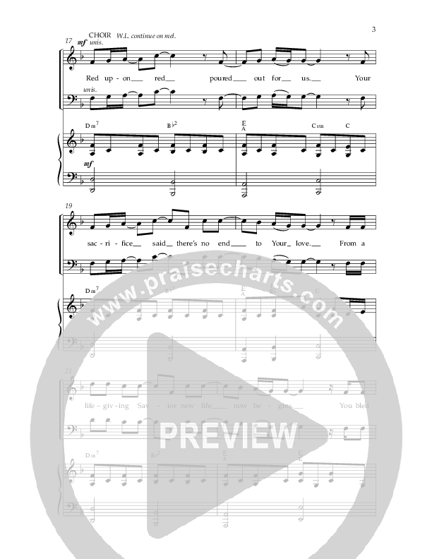 Red Upon Red (Choral Anthem SATB) Anthem (SATB/Piano) (Lifeway Choral / Arr. Eric Belvin)