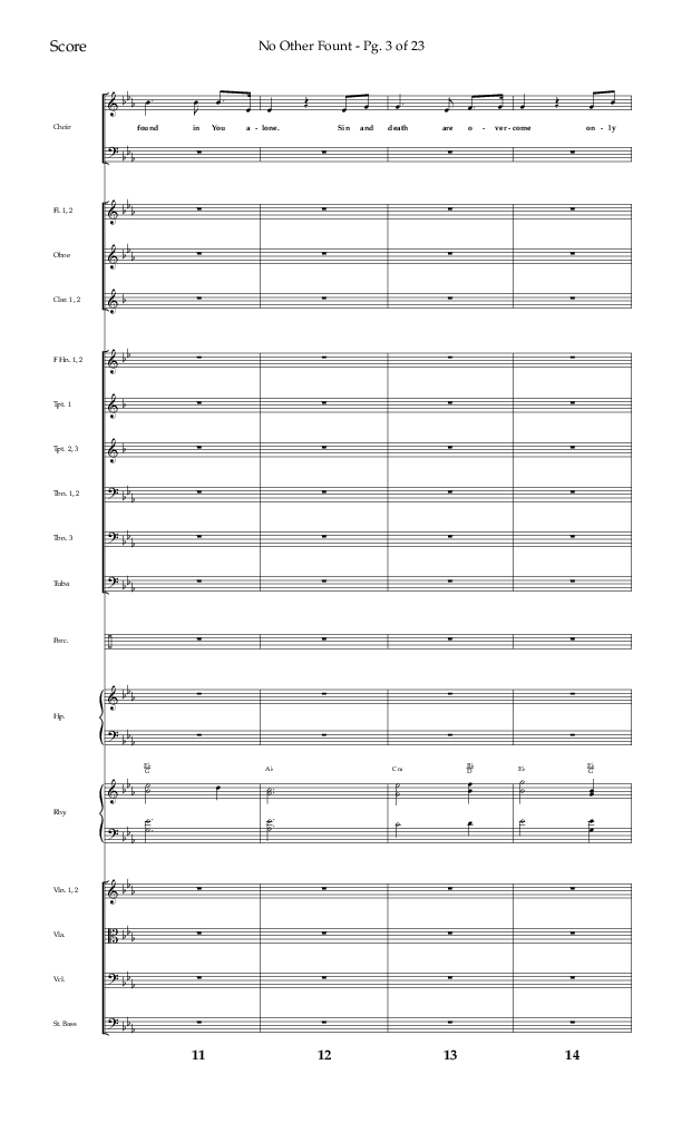 No Other Fount (Choral Anthem SATB) Conductor's Score (Lifeway Choral / Arr. Jay Rouse)