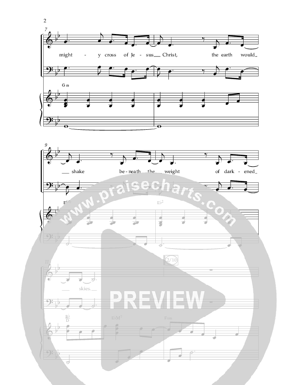 Mighty Cross (Choral Anthem SATB) Anthem (SATB/Piano) (Lifeway Choral / Arr. Craig Adams)