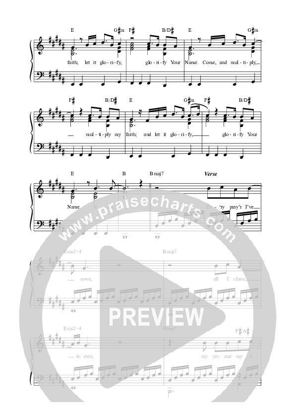 Multiply Lead Sheet Melody (Mitch Wong / Steph Wong)