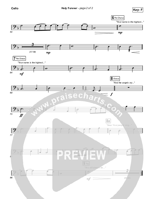 Holy Forever Cello (Bethel Music)