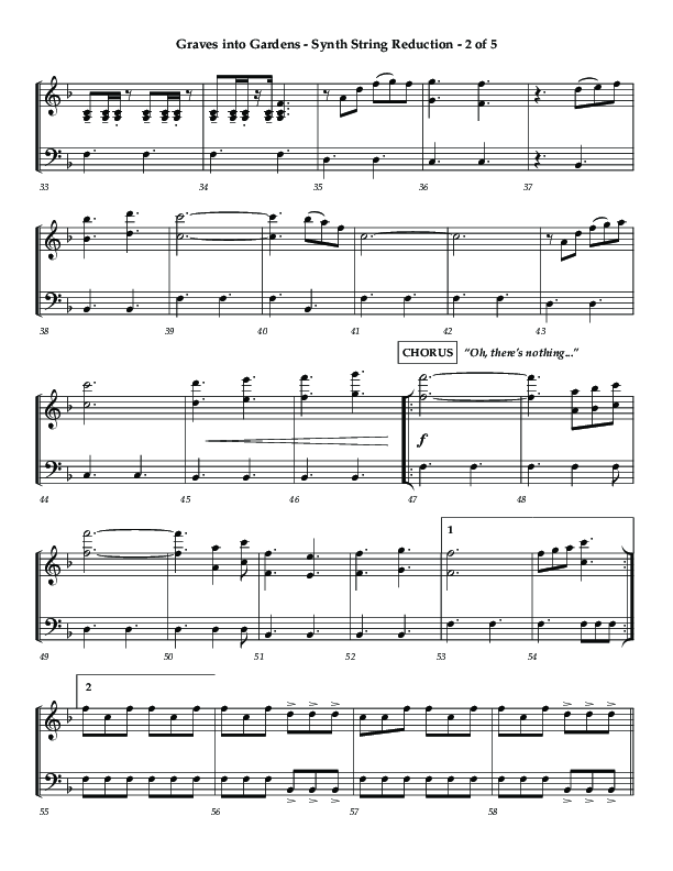 Graves Into Gardens (Choral Anthem SATB) String Reduction (Lifeway Choral / Arr. Jared Haschek / Orch. Kyle Hill)