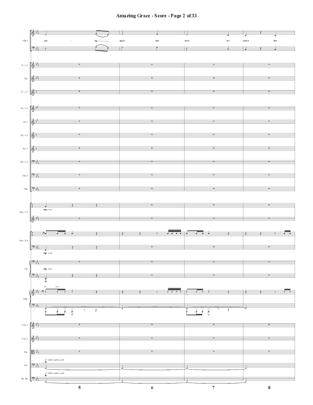 Amazing Grace (250th Anniversary Edition) (Choral Anthem SATB) Conductor's Score (Semsen Music / Arr. John Bolin / Orch. David Shipps)