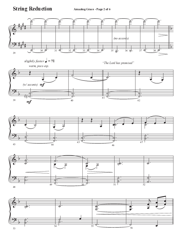 Amazing Grace (250th Anniversary Edition) (Choral Anthem SATB) String Reduction (Semsen Music / Arr. John Bolin / Orch. David Shipps)