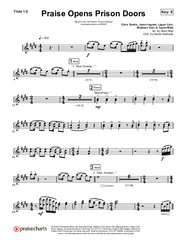 Praise Opens Prison Doors Wind Pack (CAIN)