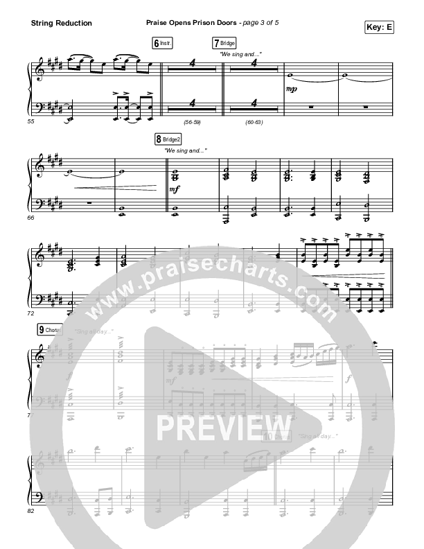 Praise Opens Prison Doors String Reduction (CAIN)