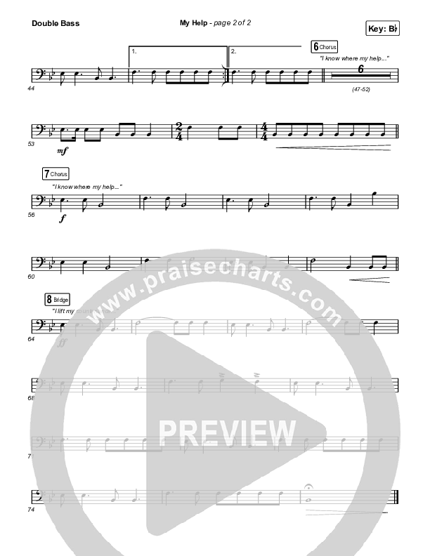 My Help String Bass (Gateway Worship / Josh Baldwin)