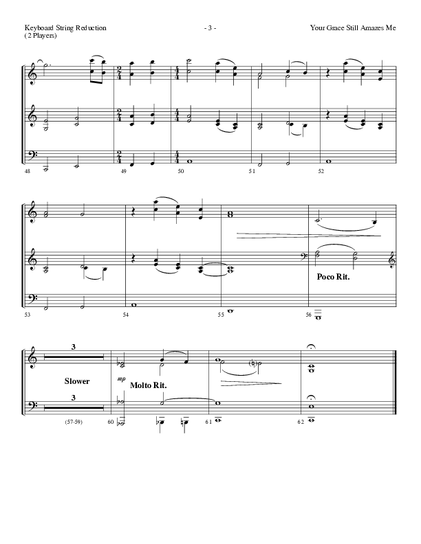Your Grace Still Amazes Me (Choral Anthem SATB) String Reduction (Lifeway Choral / Arr. Dennis Allen)