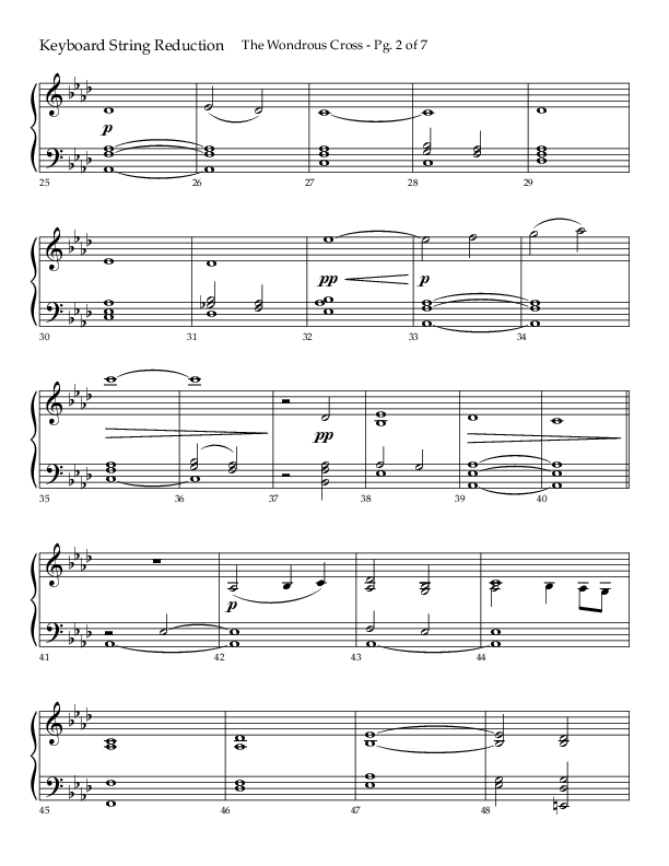 The Wondrous Cross (Choral Anthem SATB) String Reduction (Lifeway Choral / Arr. Bradley Knight)