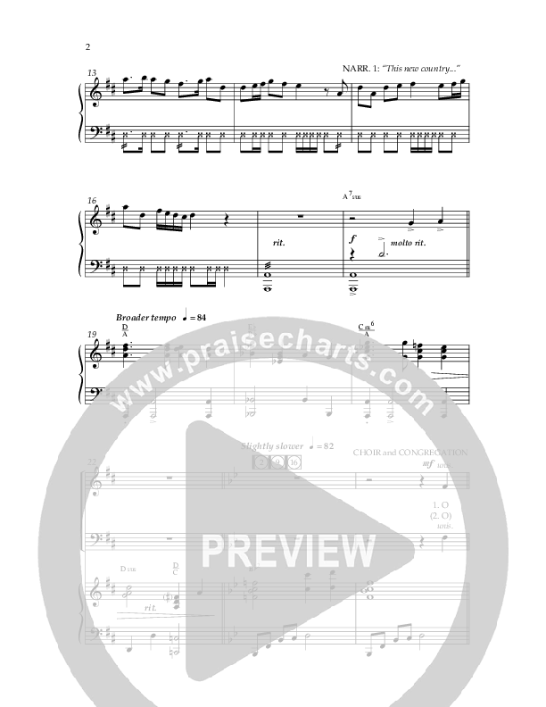Patriotic Celebration (Choral Anthem SATB) Anthem (SATB/Piano) (Lifeway Choral / Arr. Dennis Allen)