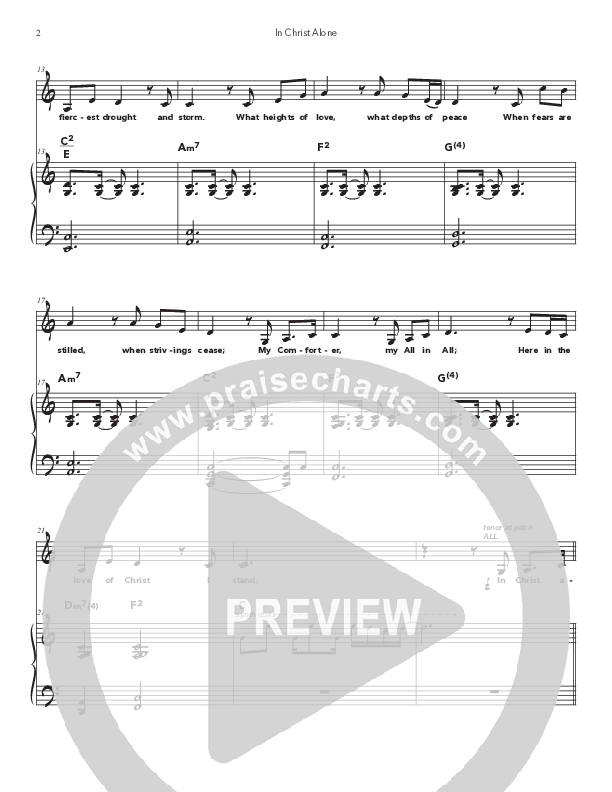 In Christ Alone (Kids) Piano/Melody (Doorpost Songs / Dave and Jess Ray)