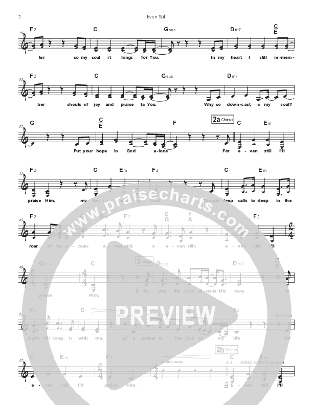 Even Still Piano/Vocal Pack (Doorpost Songs / Dave and Jess Ray)