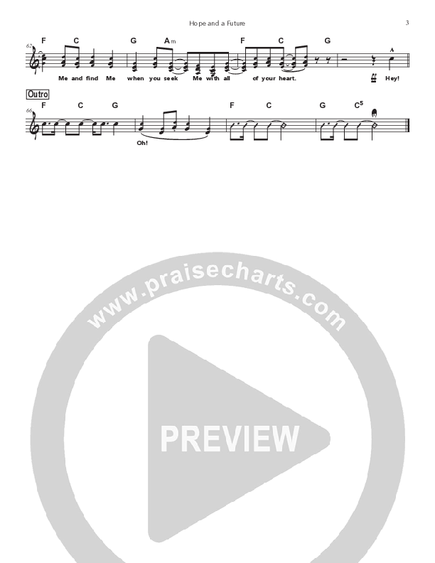 Hope And A Future Piano/Vocal Pack (Doorpost Songs / Dave and Jess Ray)