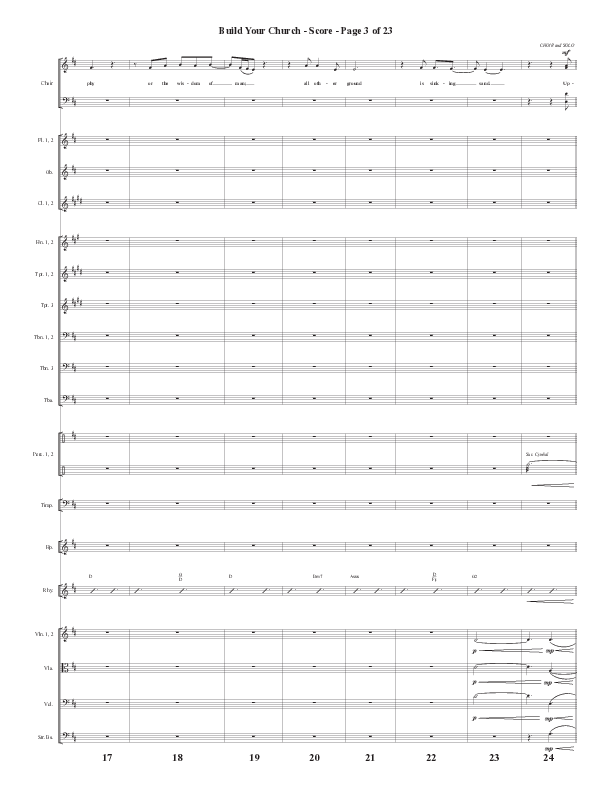 Build Your Church (Choral Anthem SATB) Conductor's Score (Semsen Music / Arr. Cliff Duren)