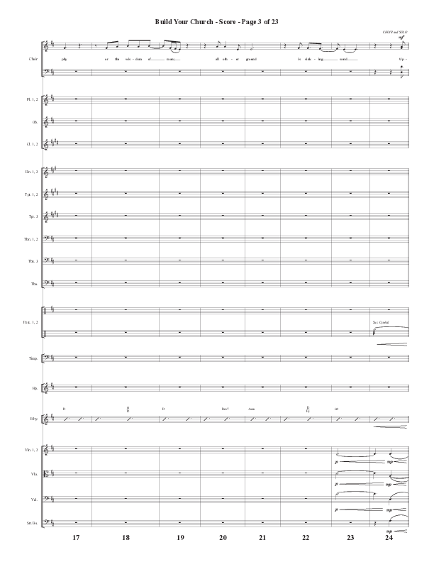 Build Your Church (Choral Anthem SATB) Conductor's Score (Semsen Music / Arr. Cliff Duren)