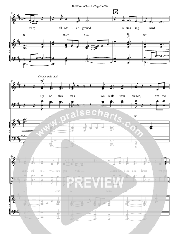 Build Your Church (Choral Anthem SATB) Anthem (SATB/Piano) (Semsen Music / Arr. Cliff Duren)