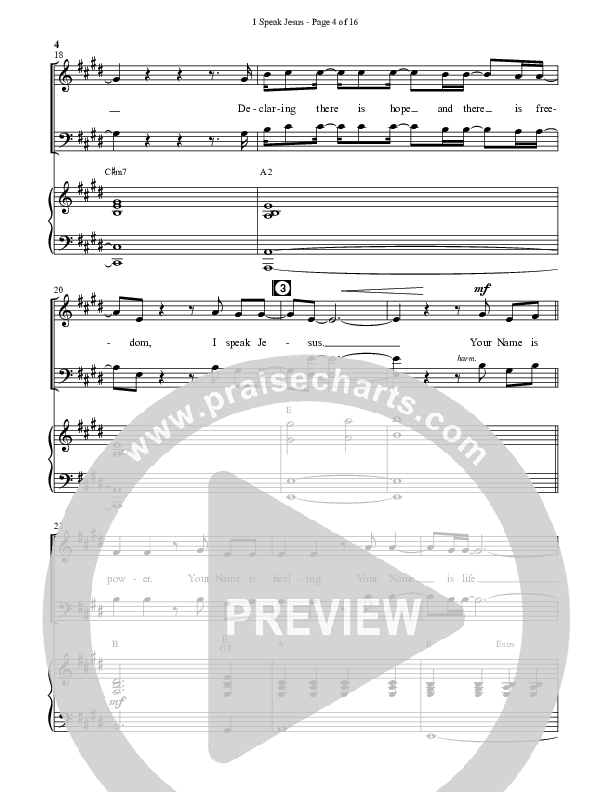 I Speak Jesus (Choral Anthem SATB) Anthem (SATB/Piano) (Semsen Music / Arr. John Bolin / Orch. Daniel Semsen)