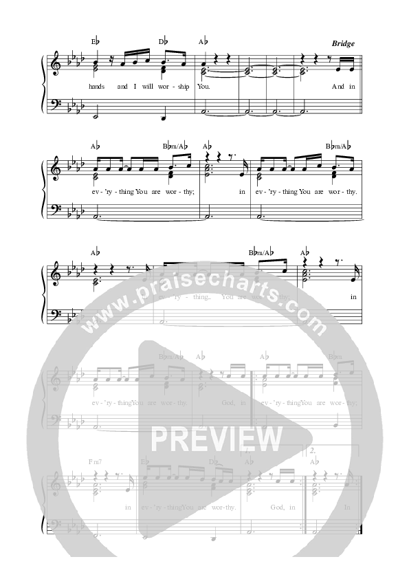 Even Still And Even So (Live) Lead Sheet Melody (Matt Redman)