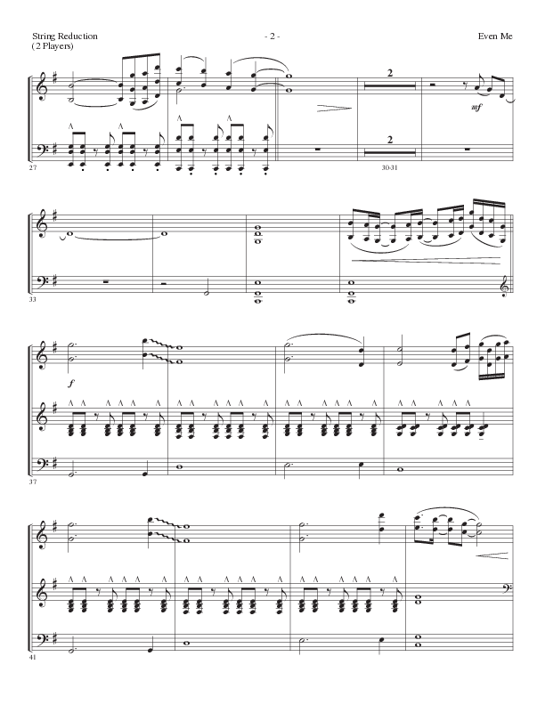 Even Me (Choral Anthem SATB) String Reduction (Lillenas Choral / Arr. Cliff Duren)