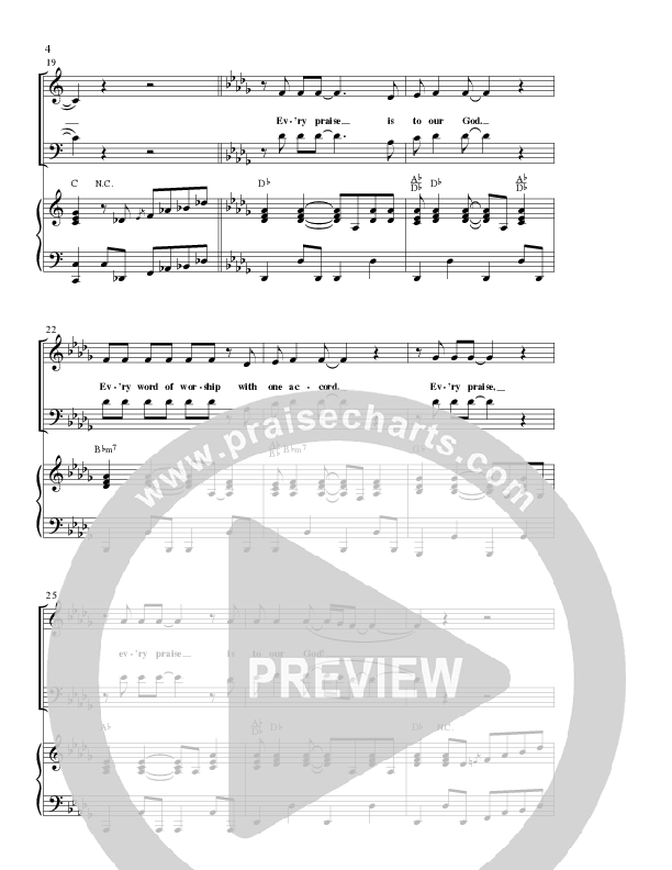 Every Praise with In the Sanctuary (Choral Anthem SATB) Anthem (SATB/Piano) (Lillenas Choral / Arr. Mike Speck / Arr. Cheryl Rogers)