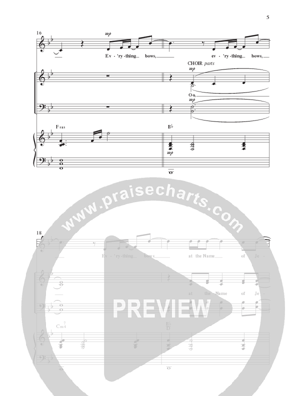 Everything Bows (Choral Anthem SATB) Anthem (SATB/Piano) (Lillenas Choral / Arr. Jay Rouse)