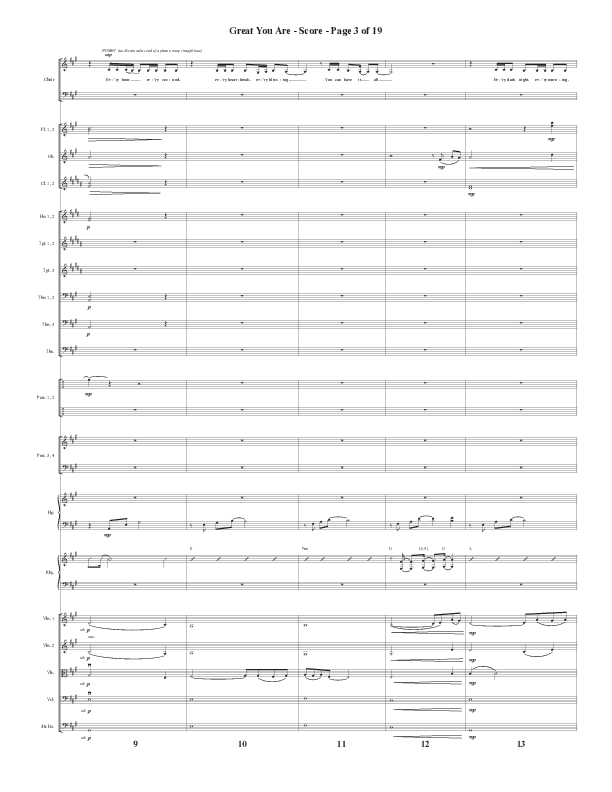 Great You Are (Choral Anthem SATB) Conductor's Score (Semsen Music / Arr. Debora Cahoon)
