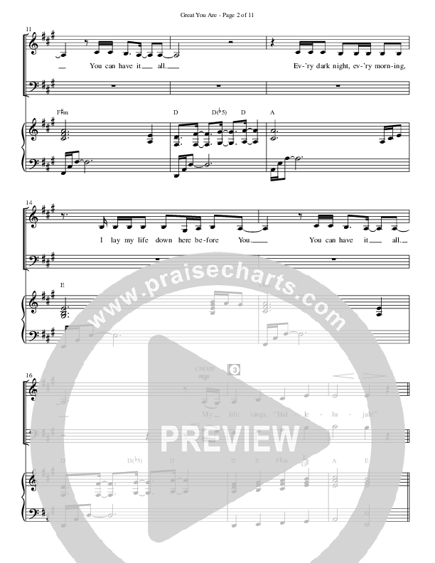 Great You Are (Choral Anthem SATB) Anthem (SATB/Piano) (Semsen Music / Arr. Debora Cahoon)