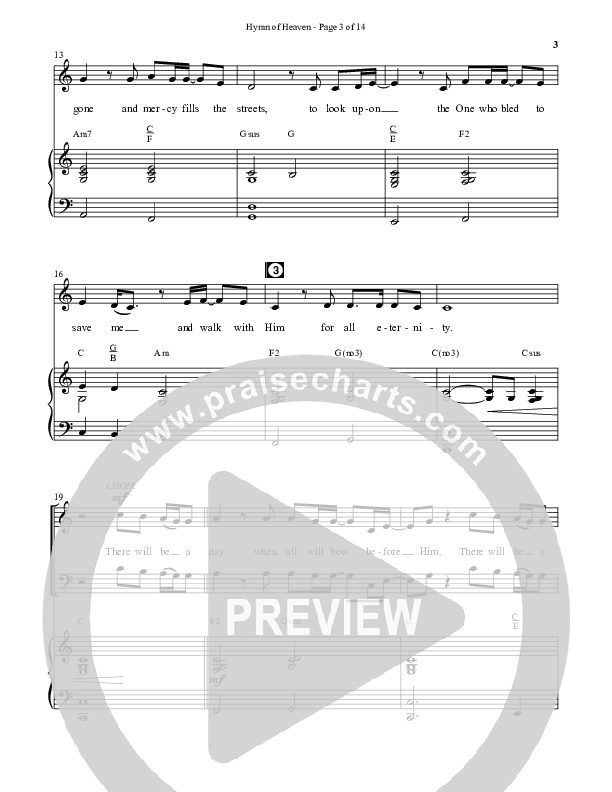 Hymn Of Heaven with Holy Holy Holy (Choral Anthem SATB) Anthem (SATB/Piano) (Semsen Music / Arr. John Bolin)