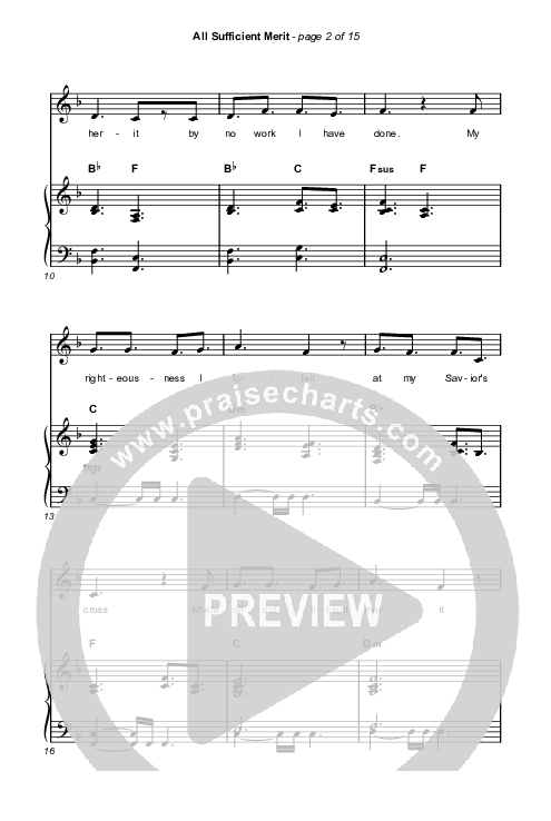 All Sufficient Merit (Choral Anthem SATB) Octavo (SATB & Pno) (The Worship Initiative / Bethany Barnard / Arr. Luke Gambill)