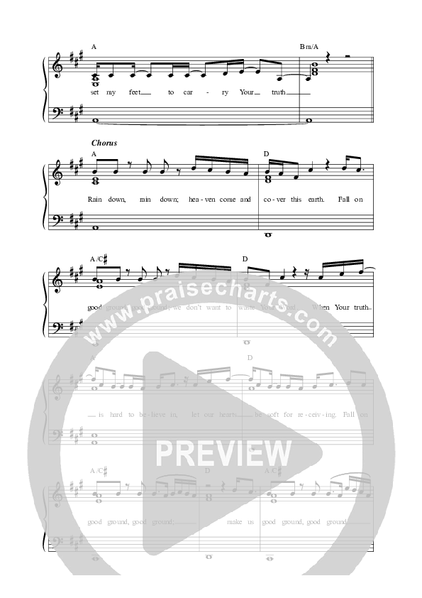 Good Ground Lead Sheet Melody (Citizens)