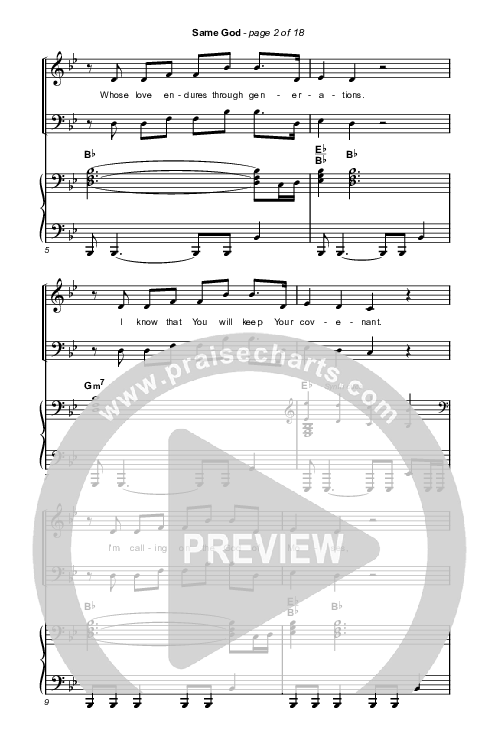 Same God (Sing It Now) Octavo (SATB & Pno) (Elevation Worship / Arr. Mason Brown)